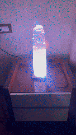 GIF socle LED RGB