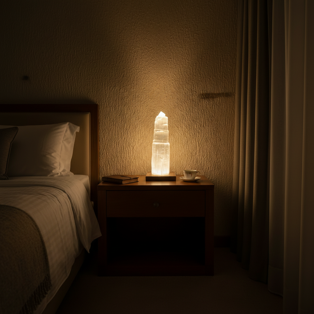 المصباح في غرفة النوم